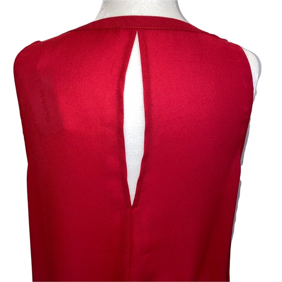 BKE NWT Red Sleeveless Blouse M - Picture 8 of 11